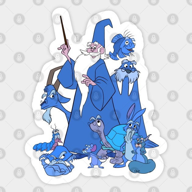 Merlin’s Menagerie Sticker by toonbaboon